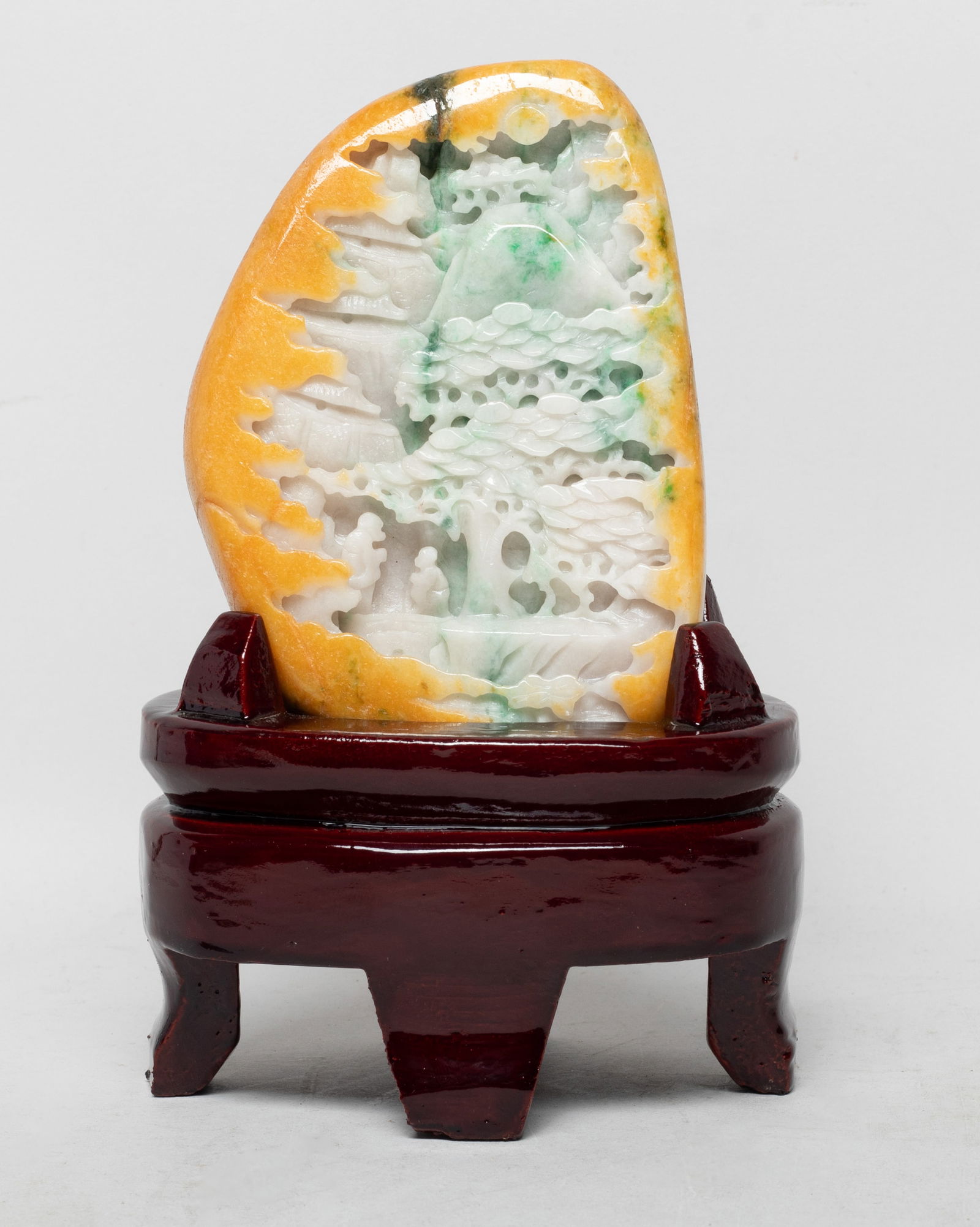 Vintage Chinese Jade Jadeite Table Sculpture (1 of 14)