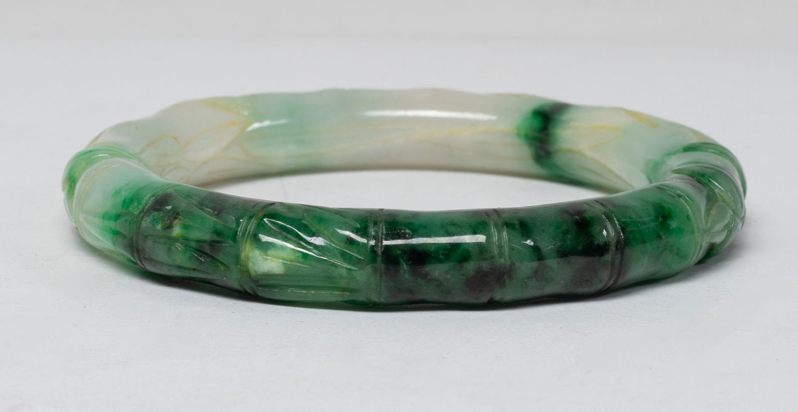 Vintage Chinese Export Colored Stone Bangle (1 of 11)