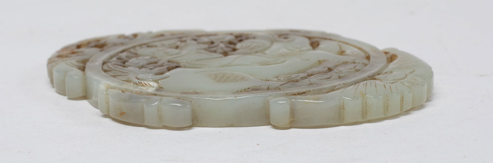 Chinese Export Jade Carved Plaque - 10