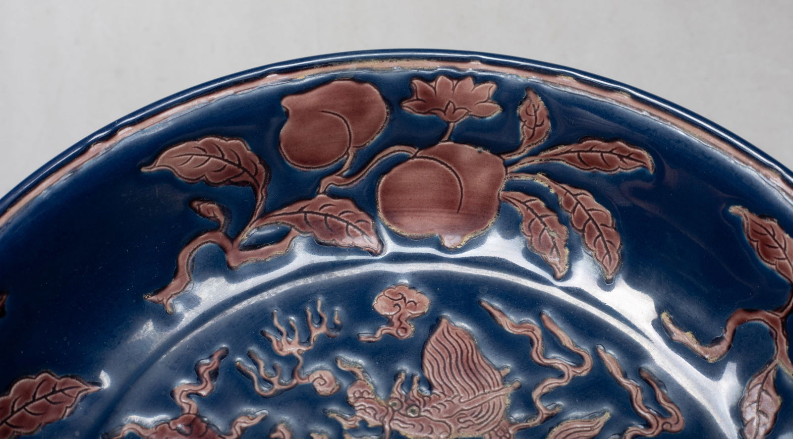 Chinese Export Porcelain Deep Plate - 3