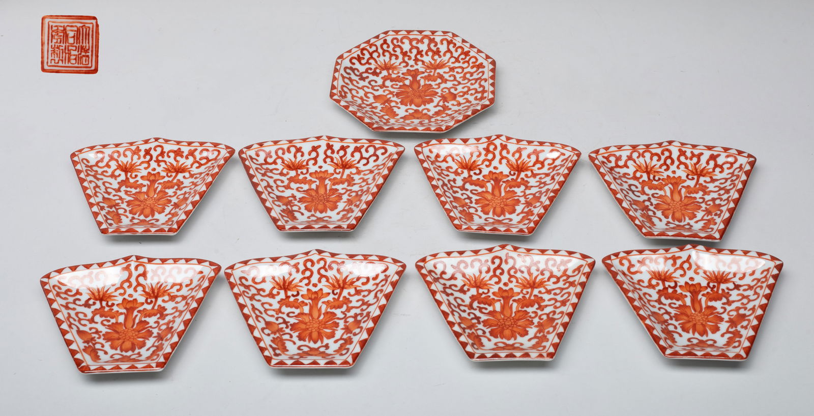 Set Chinese Export Porcelain Dishes (1 of 9)