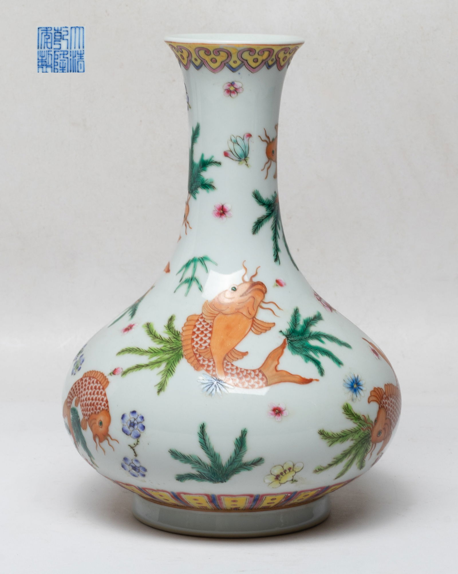 Chinese Export Famille Rose Porcelain Vase (1 of 11)