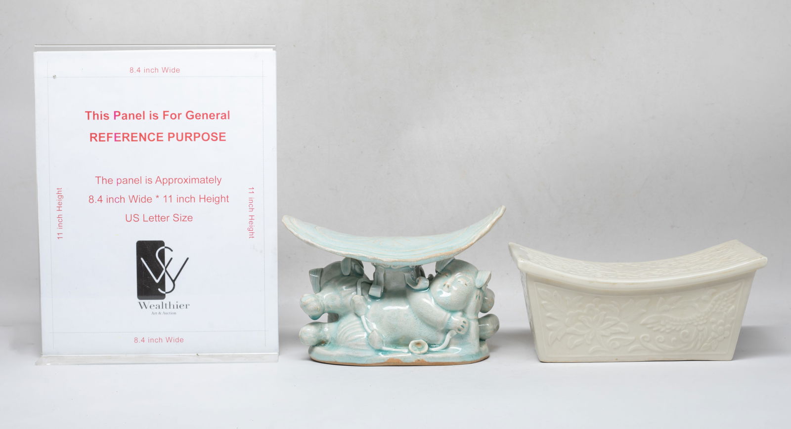 Two Chinese Export Porcelain Pillows - 2