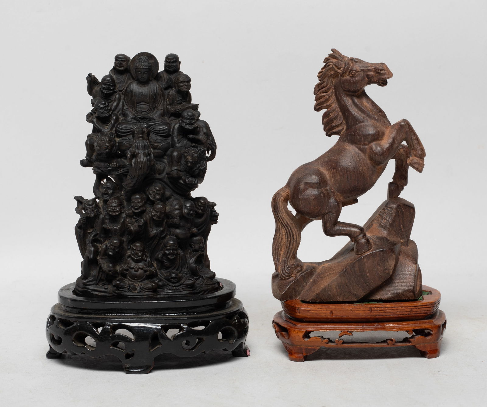 Two Chinese/ South Asian Agarwood Sculptures (1 of 15)