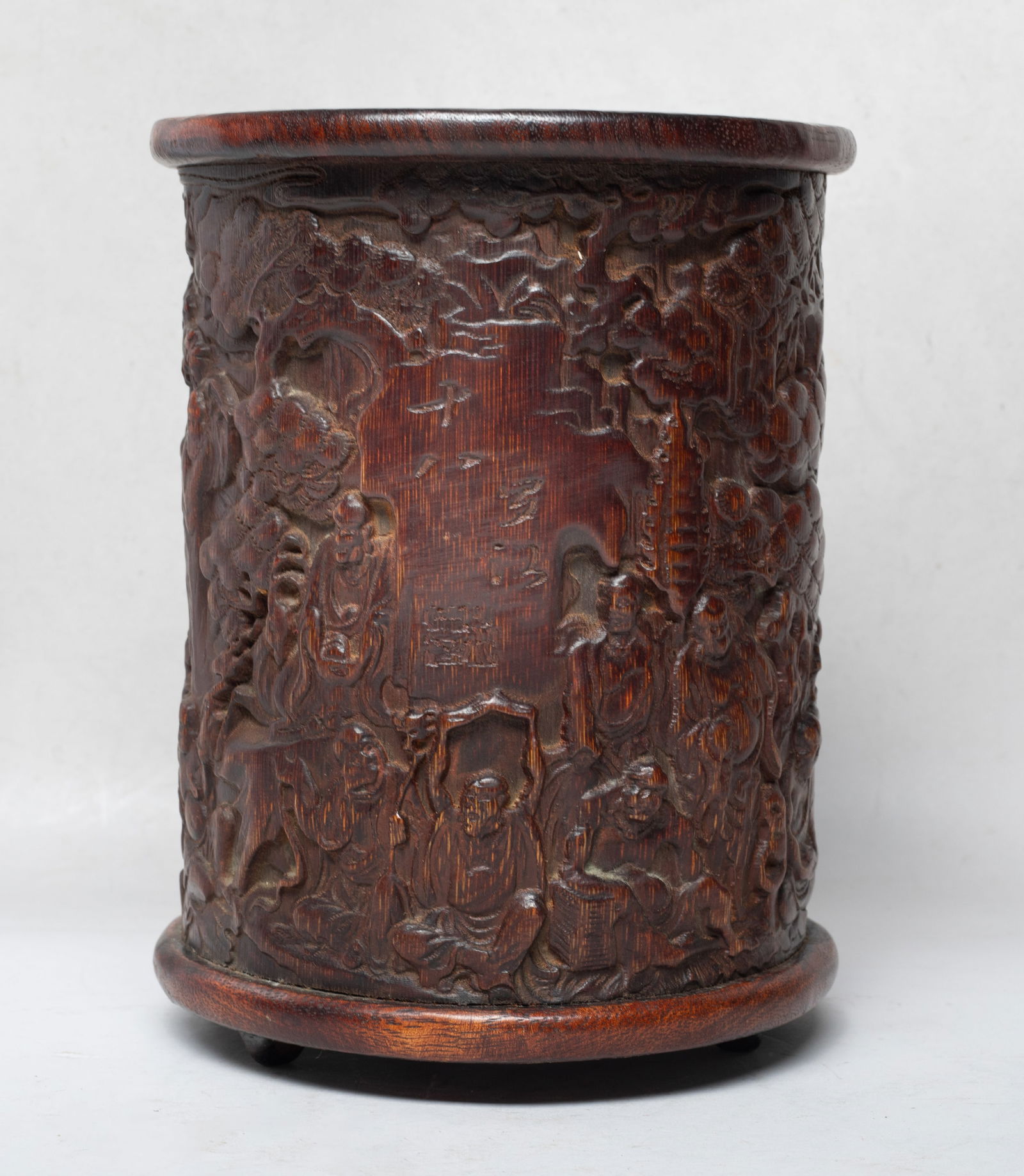 Chinese Bamboo Carved Brush Pot (1 of 14)