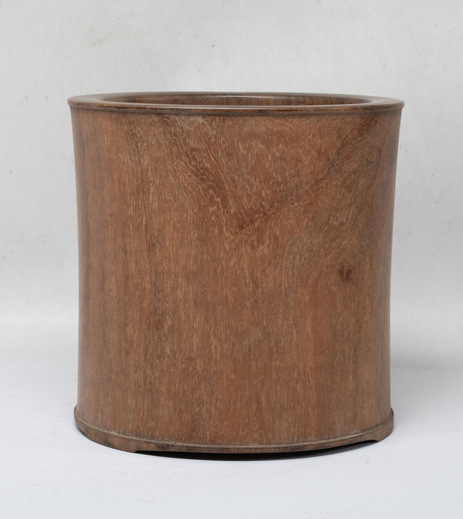 Large Chinese Hardwood Brush Pot (1 of 10)
