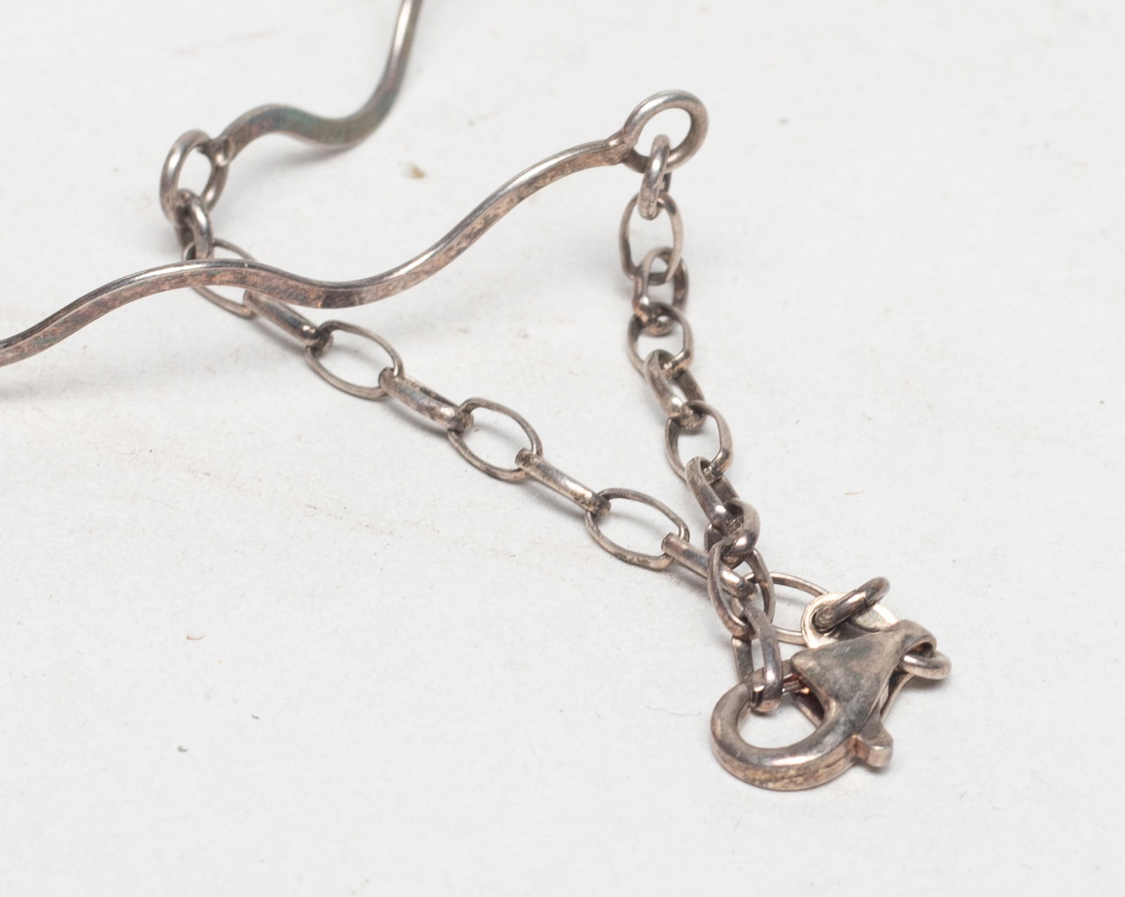 Vintage Designed Silver Necklaces, Bangle - 5