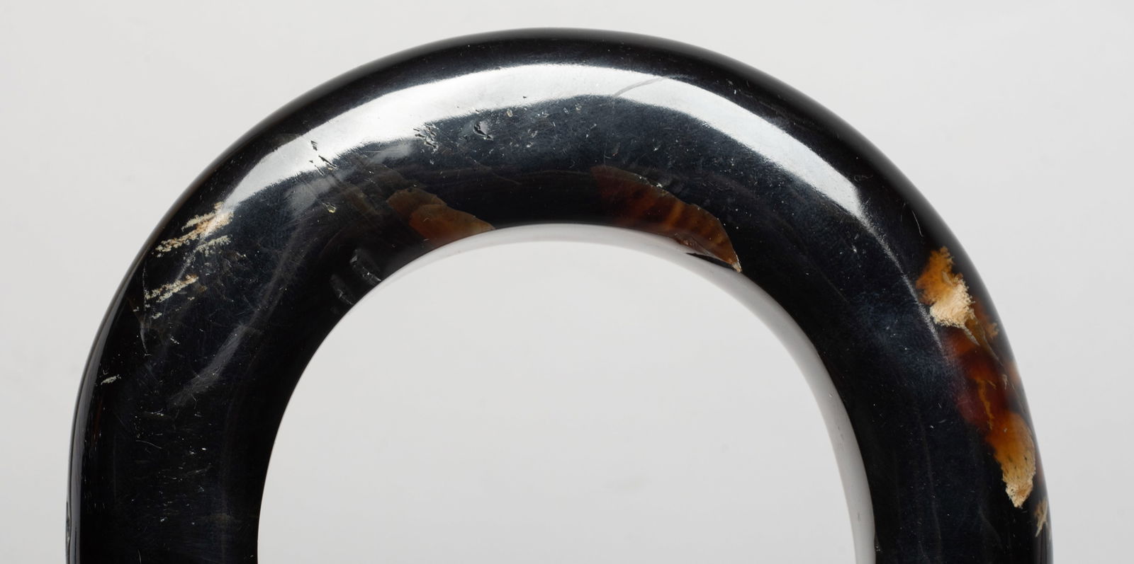 Estate Chunk Root Amber Bangle - 10