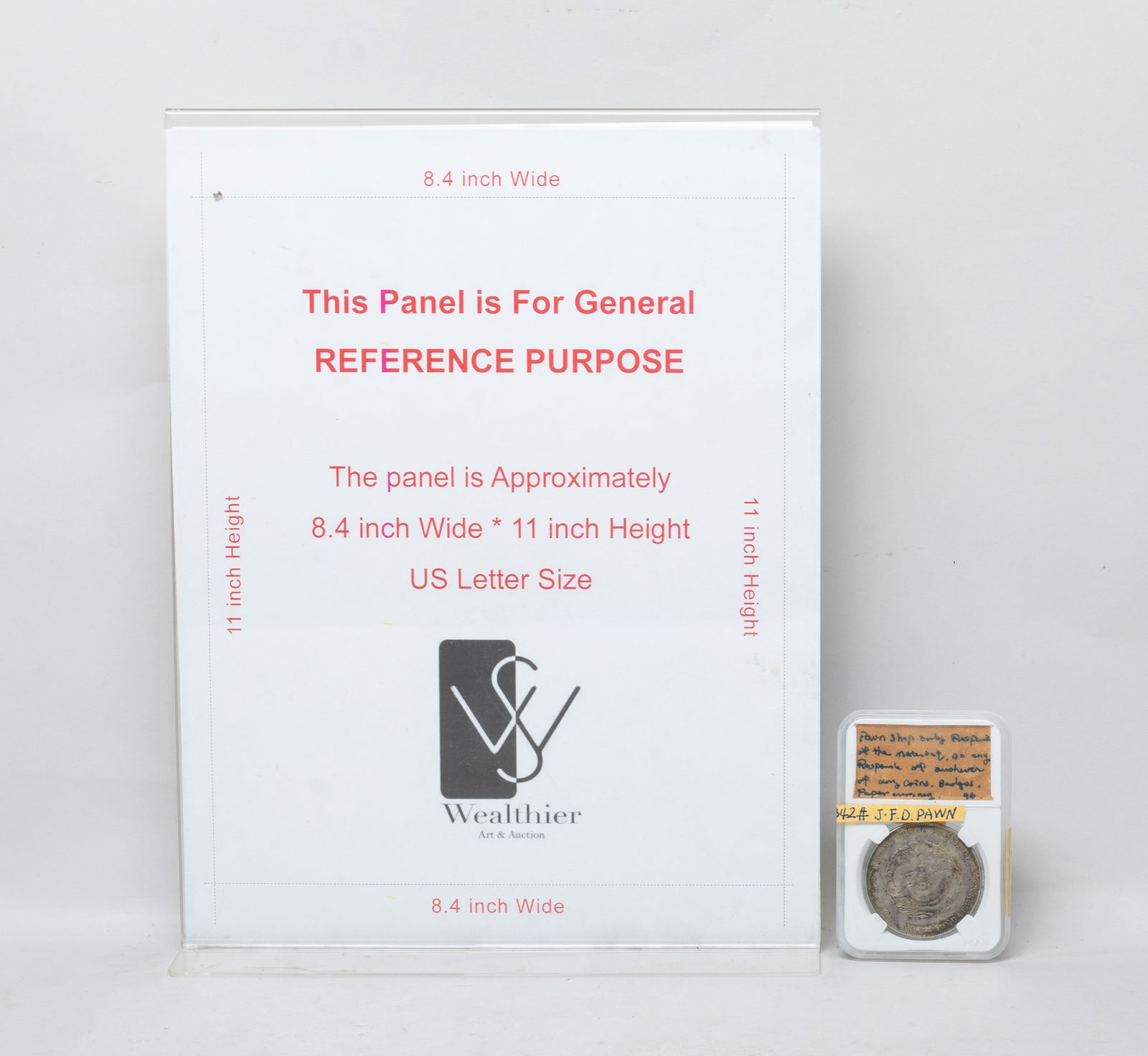 Estate Chinese Export Silver Coin - 2