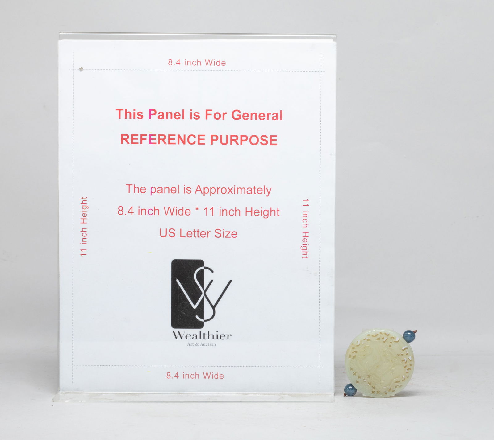 Chinese Export Jade Pendant - 2