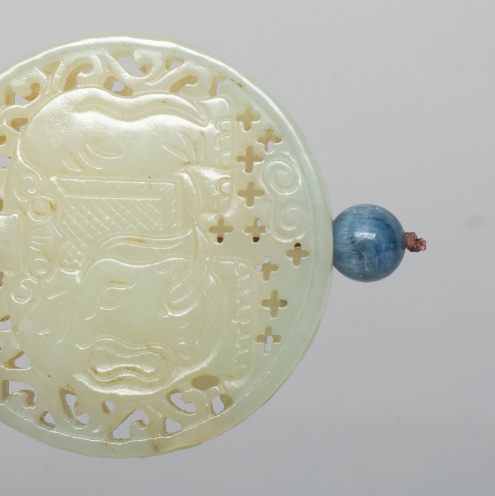 Chinese Export Jade Pendant - 7
