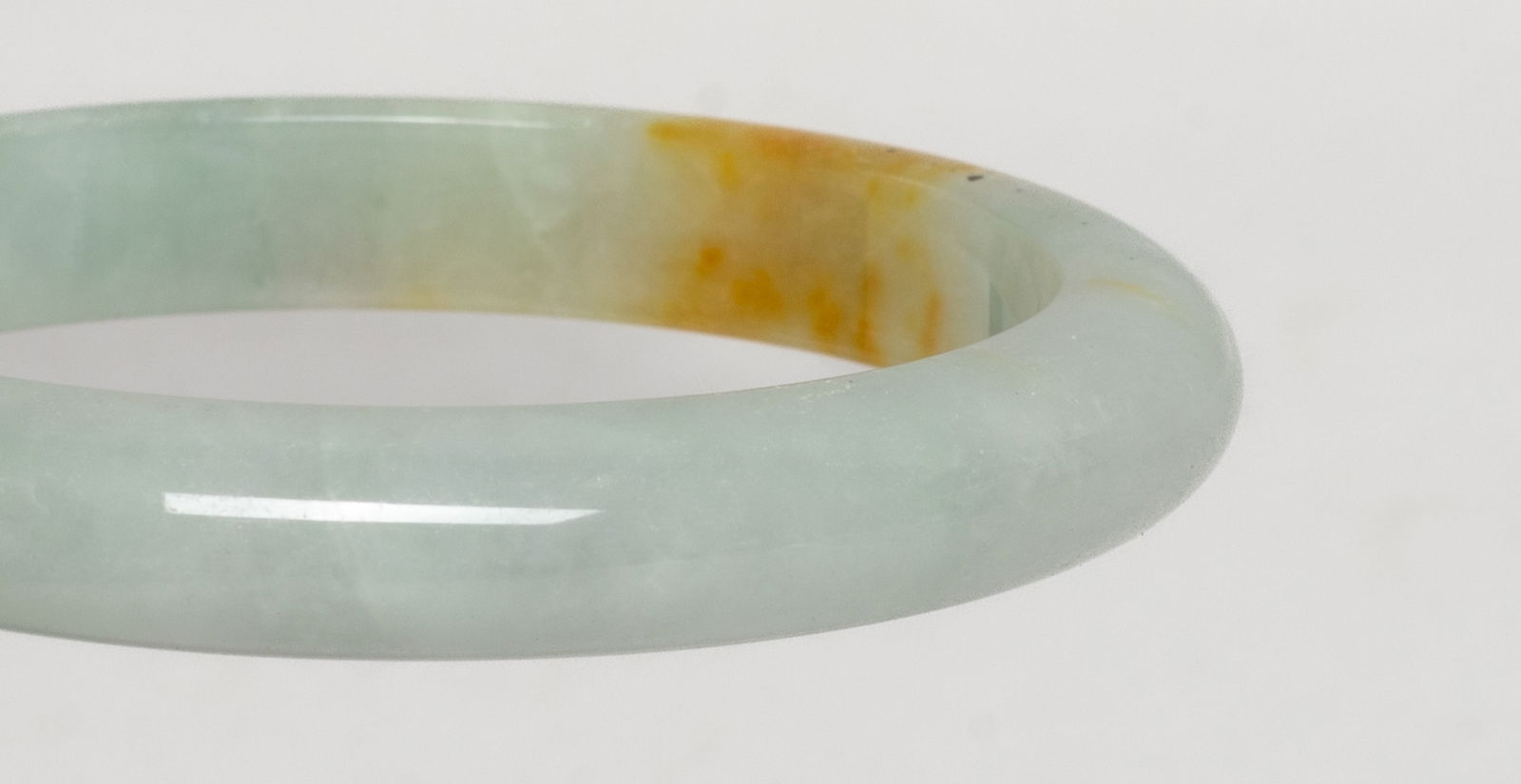 Chinese Export Jade Bangle - 5