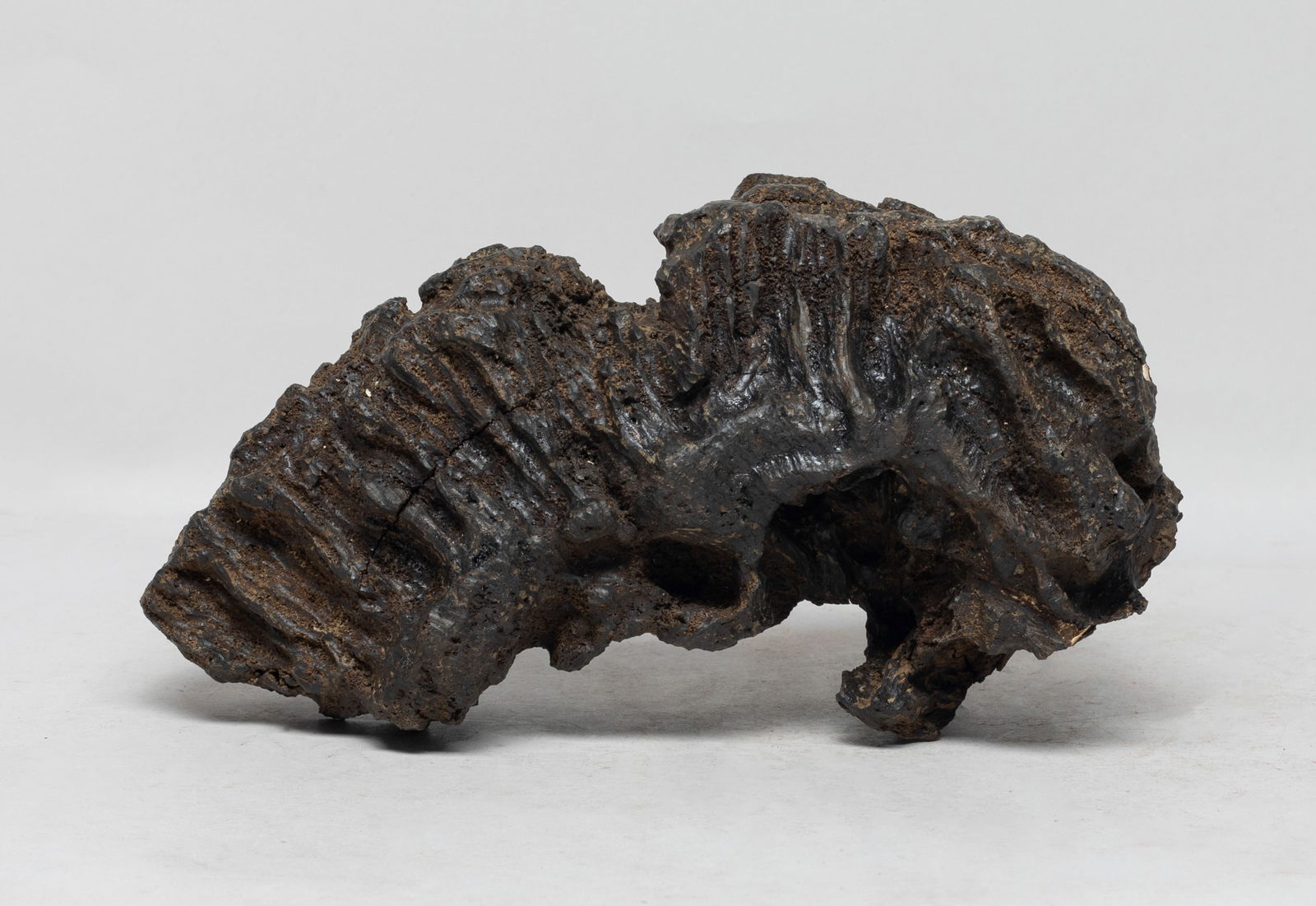 Chinese Agarwood Sculpture: Collectible Chinese agarwood table sculpture. Approx. 855 gram, 8.6*4.7*4.1 inch. The Estate of the Store Close Sale, Palm Springs.