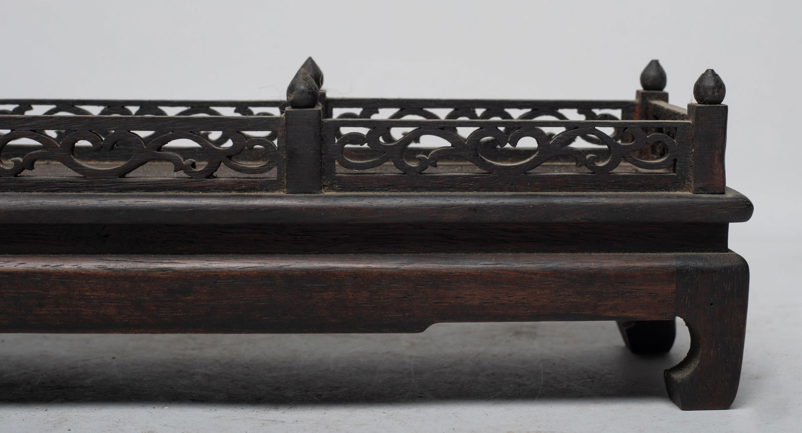 Long Chinese Wood Incense Case - 10