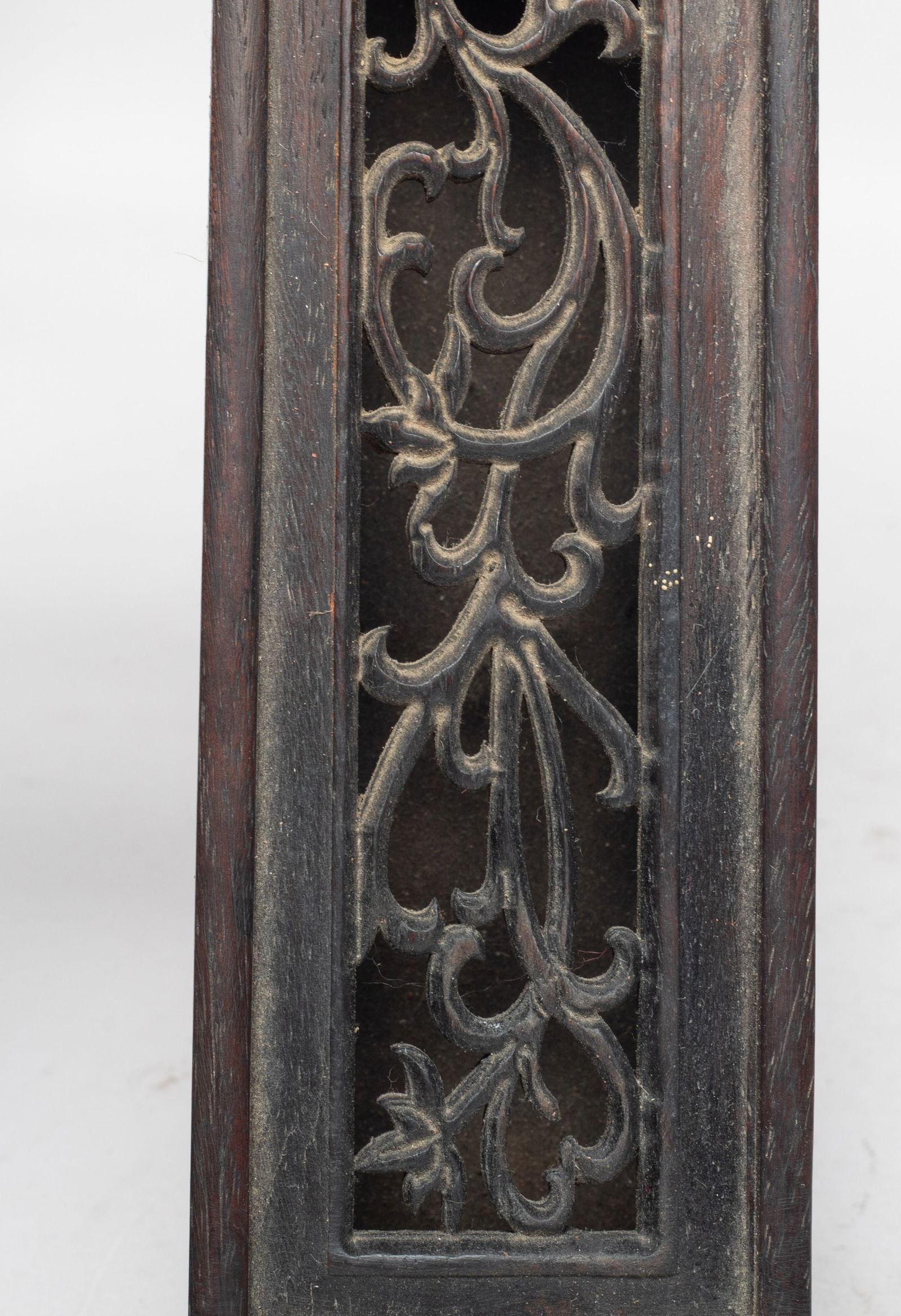 Long Chinese Wood Incense Case - 8