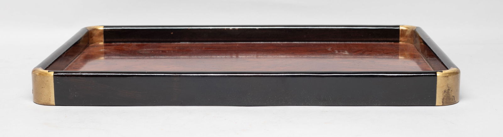 Chinese Wood Made Tray: Collectible Chinese wood made tray. Approx. 13.7*9.7 inch. The Estate of The Store Closed Sale, Palm Springs, CA, 2025.