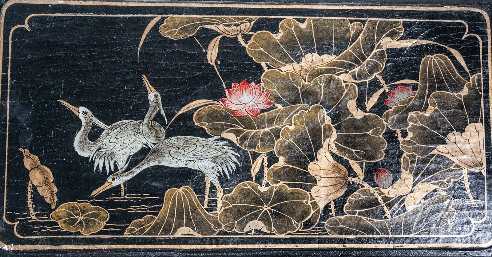 Two Chinese Lacquer Screens - 3