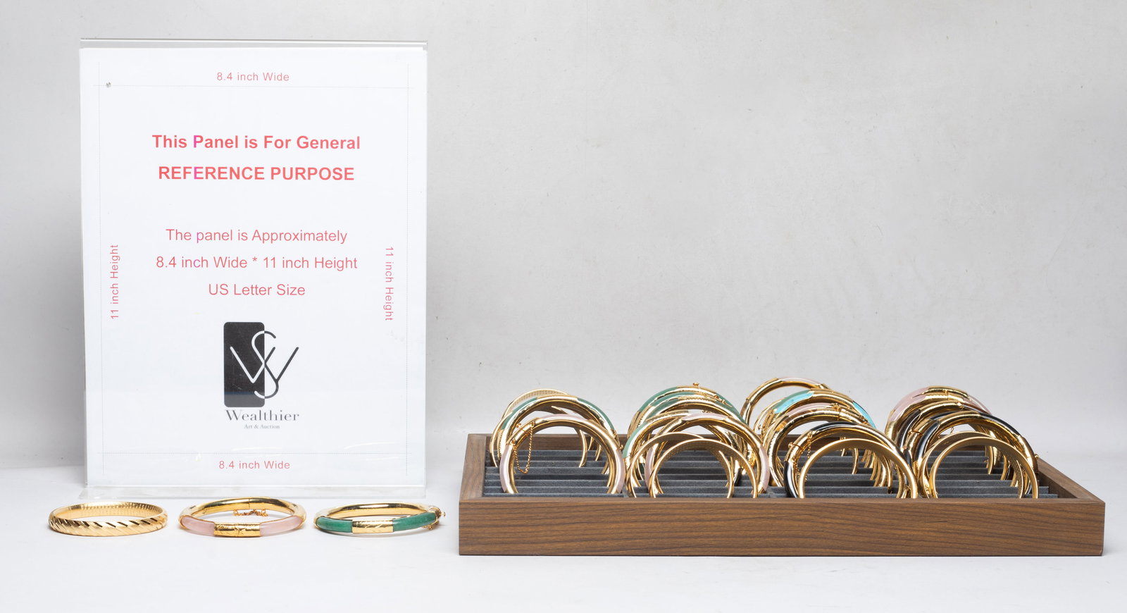 Estate Large Set Chinese Export Bangles - 2