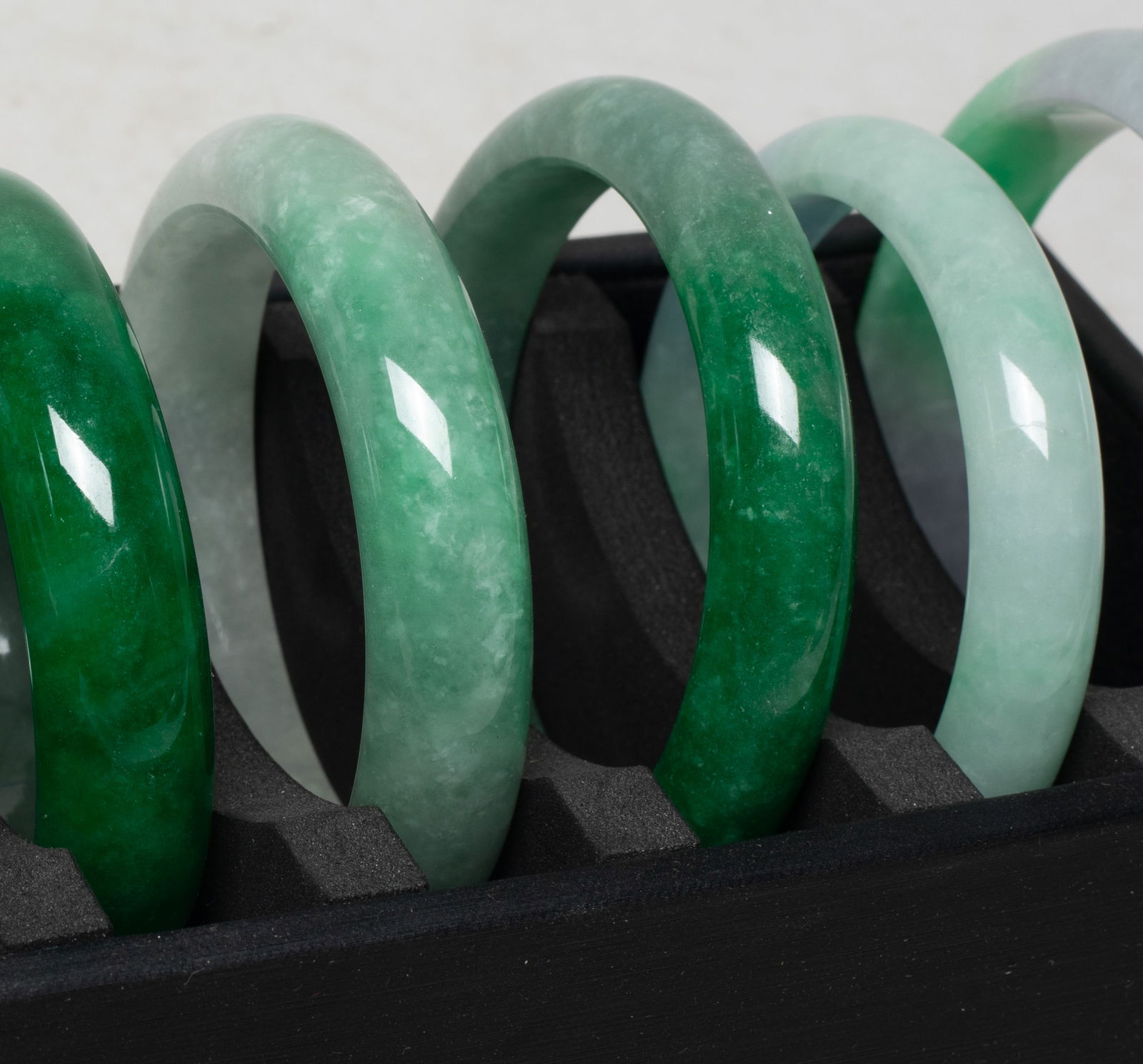 Estate Set Chinese Export Bangles - 6