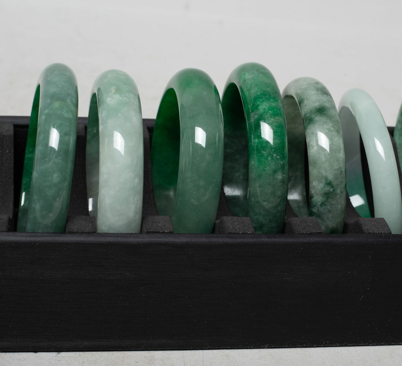 Estate Set Chinese Export Bangles - 8