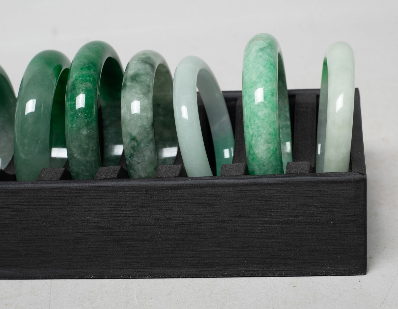 Estate Set Chinese Export Bangles - 9