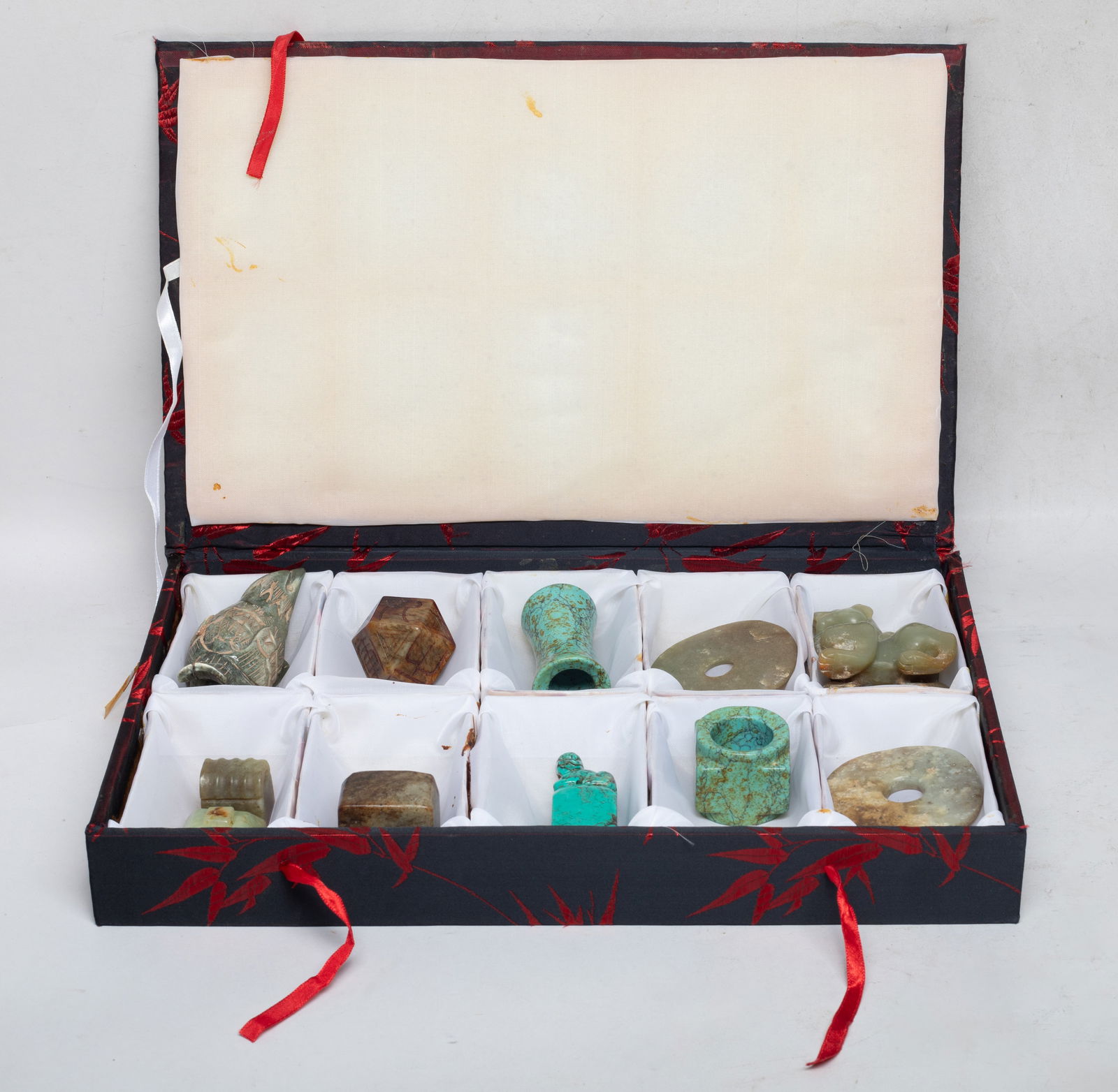 Set Chinese Jade, Stone Collections (1 of 15)