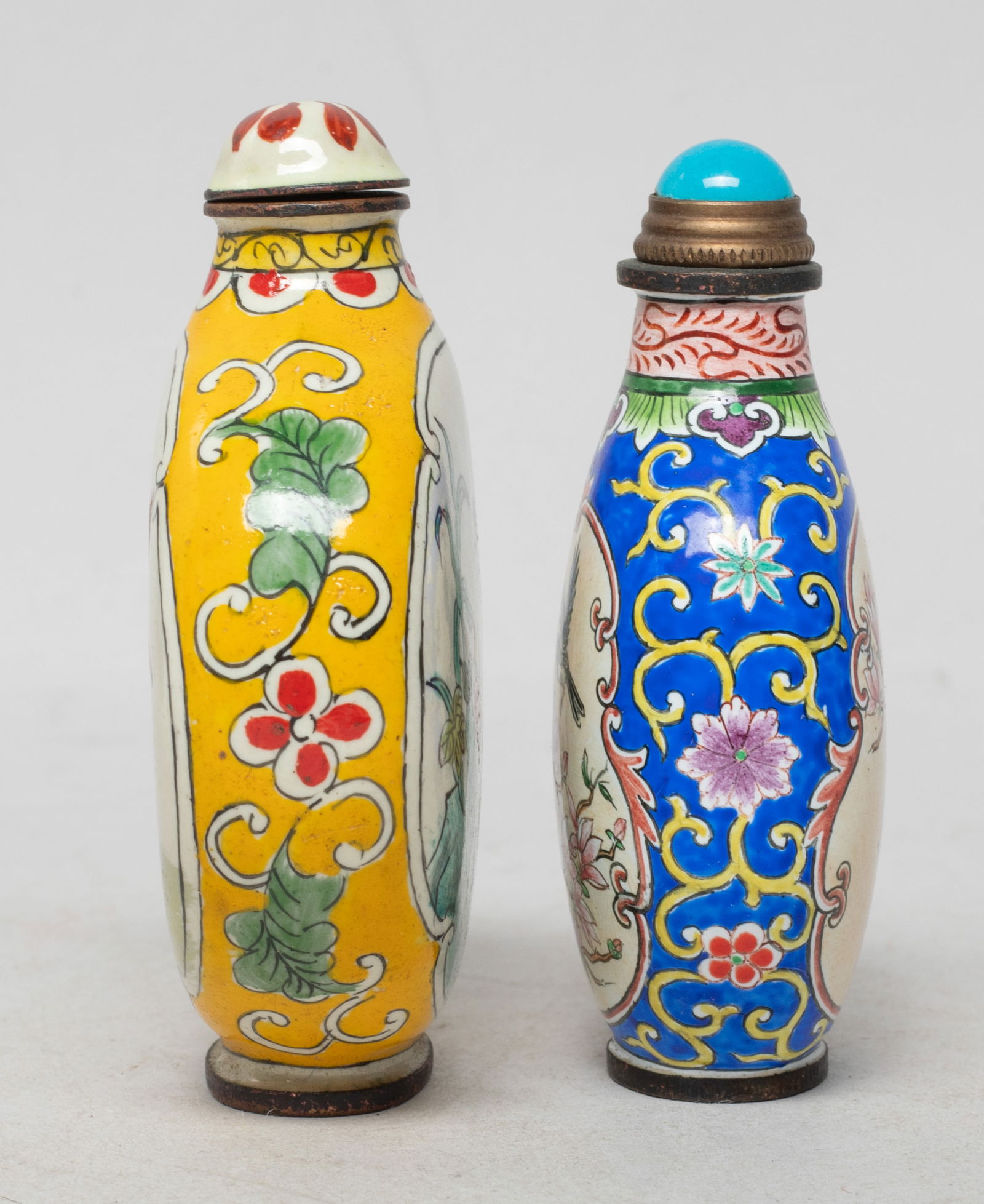 Two Chinese Copper Snuff Bottles - 3