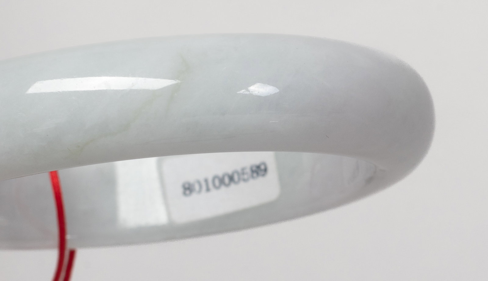 Three Chinese Export Jade Bangles - 5