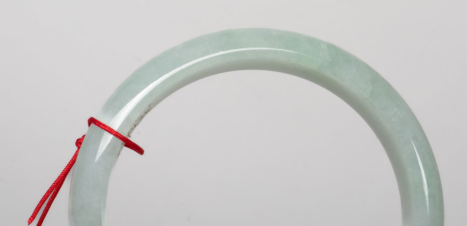 Three Chinese Export Jade Bangles - 9