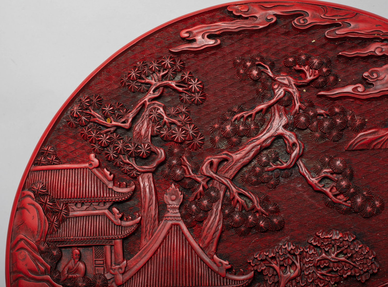 Massive Chinese Round Shape Box - 5