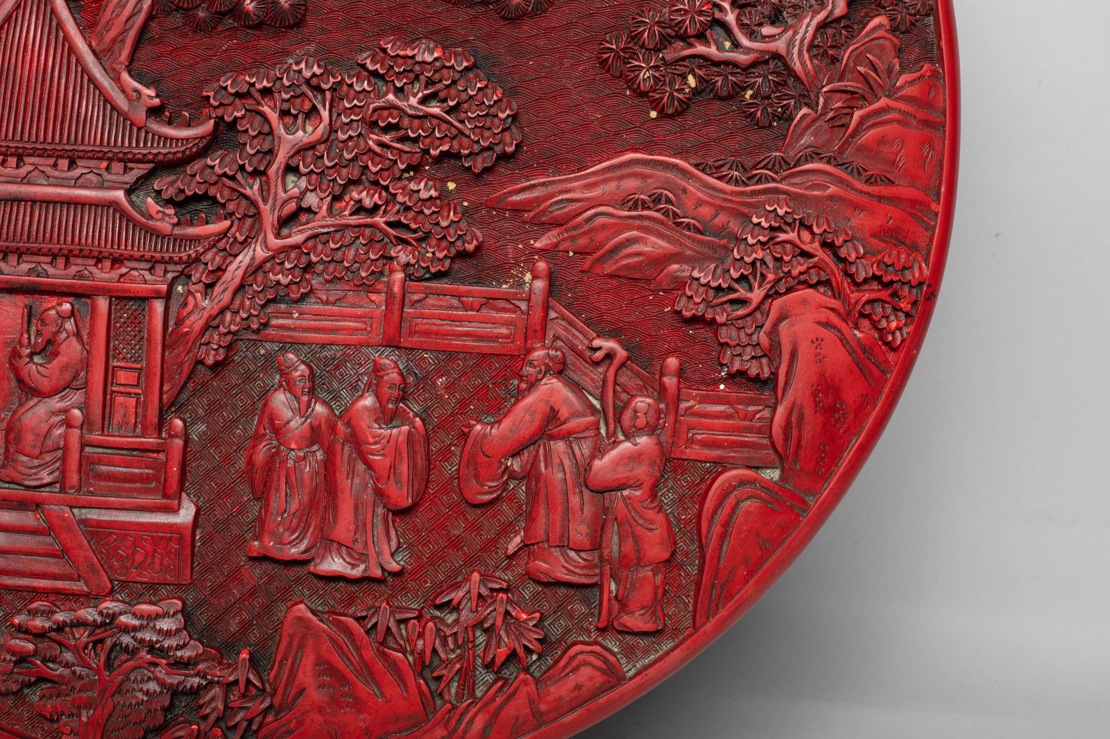 Massive Chinese Round Shape Box - 6