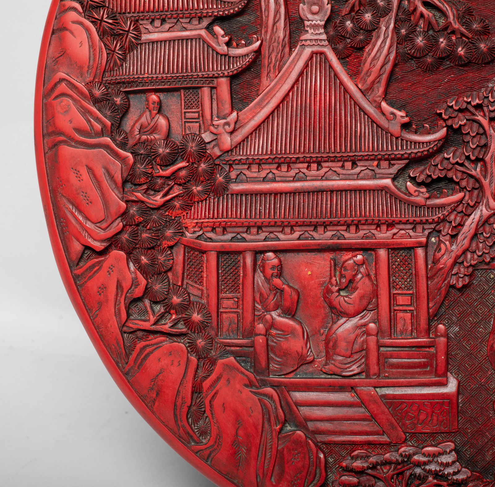 Massive Chinese Round Shape Box - 8