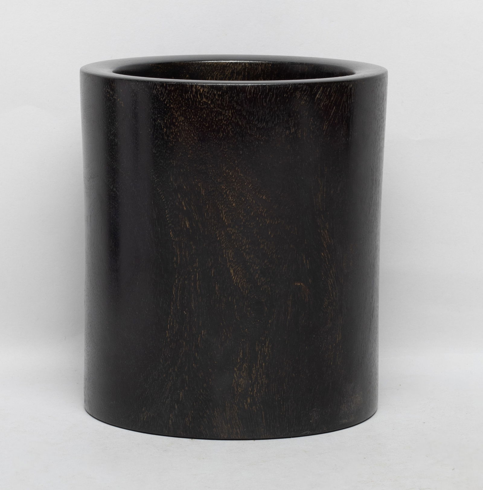 Estate Chinese Hard Wood Brush Pot (1 of 11)