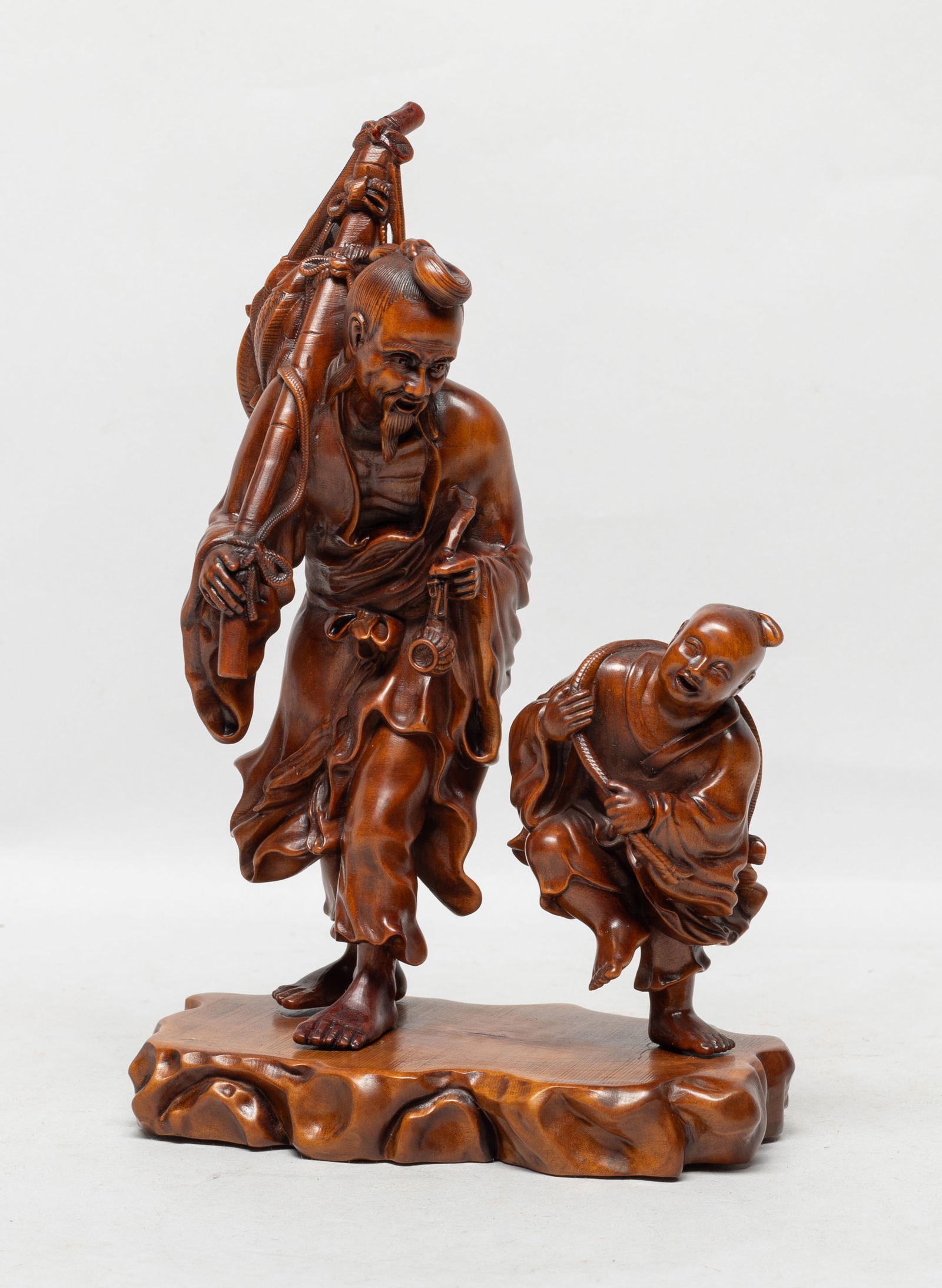 Chinese Export Wood Table Sculpture (1 of 15)