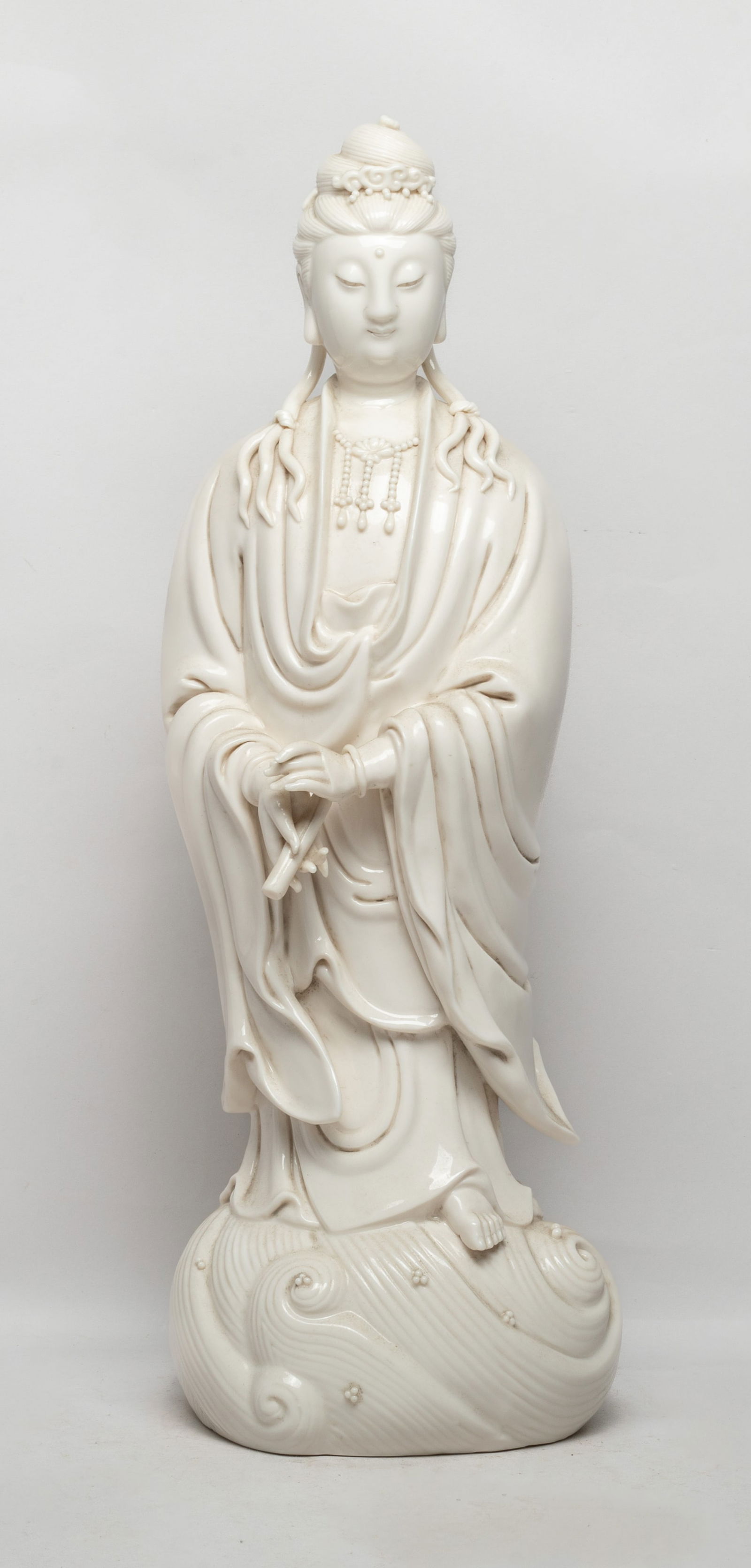 Tall Chinese Blanc De Porcelain Kuanyi (1 of 13)