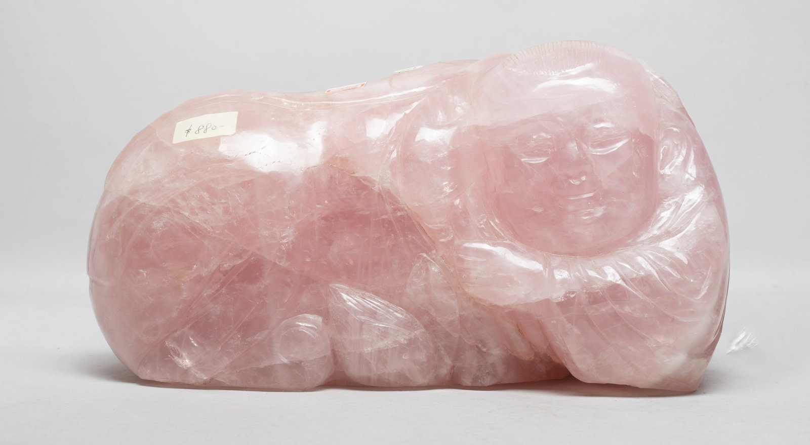 Large Chinese Rose Quartz Sculpture (1 of 16)