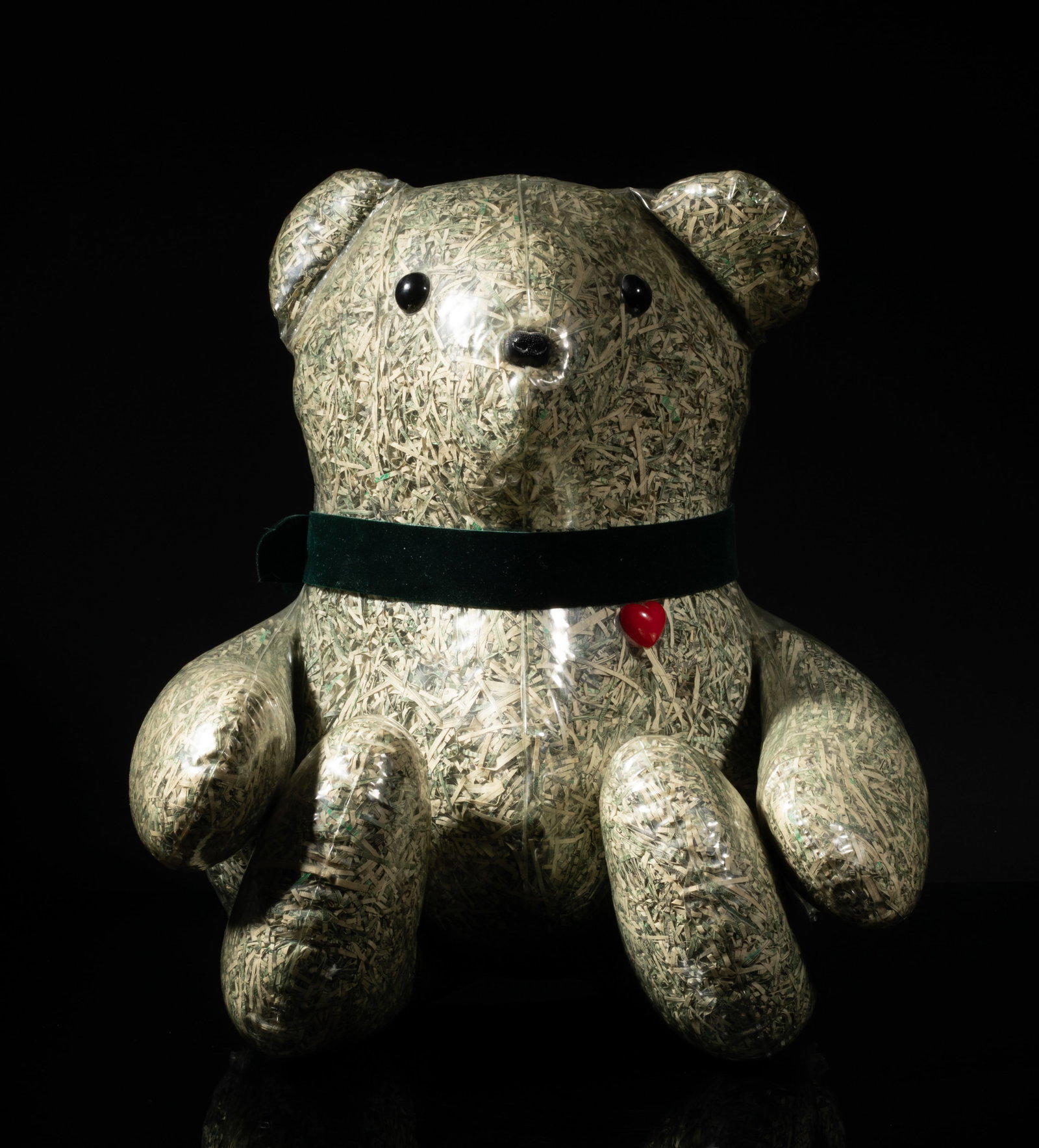 Vintage "I'm Mr. Bills" Bear Shredded U.S Currency (1 of 10)