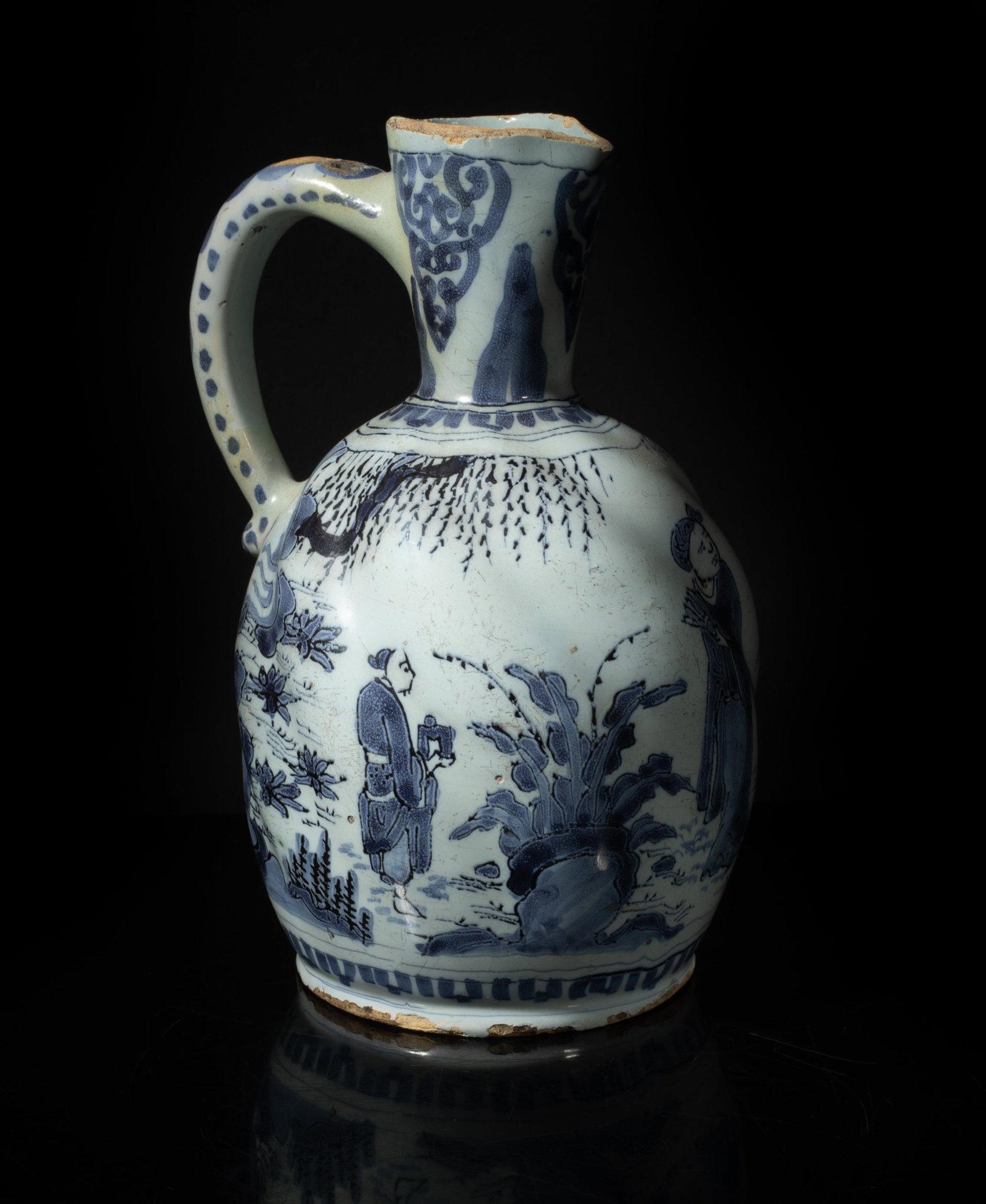18-19th Antique Royal Delft Porcelain Pitcher (1 of 13)