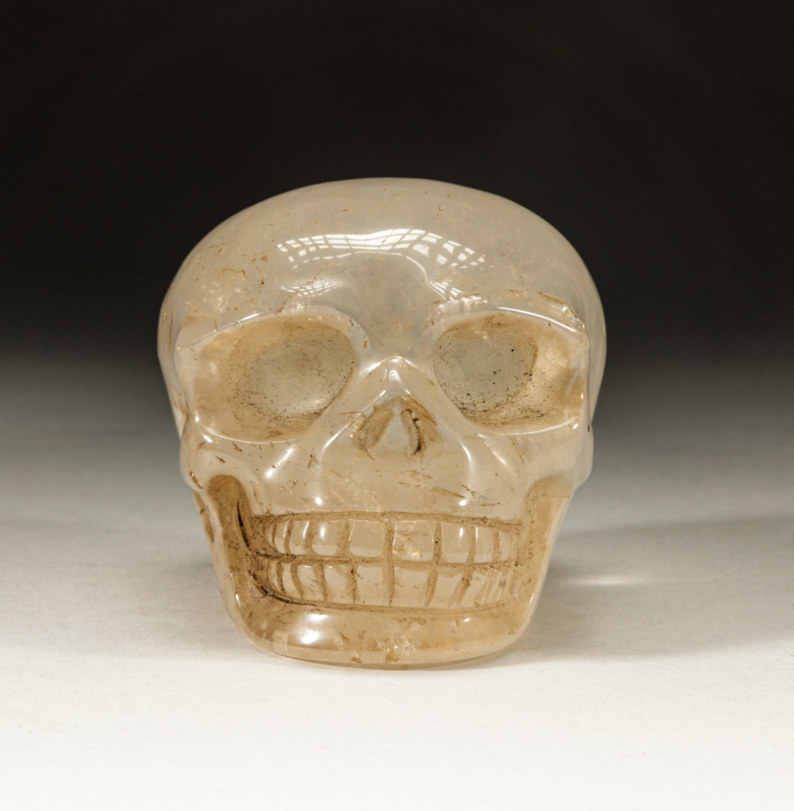 Rock Crystal Sculpture of Skull (1 of 9)