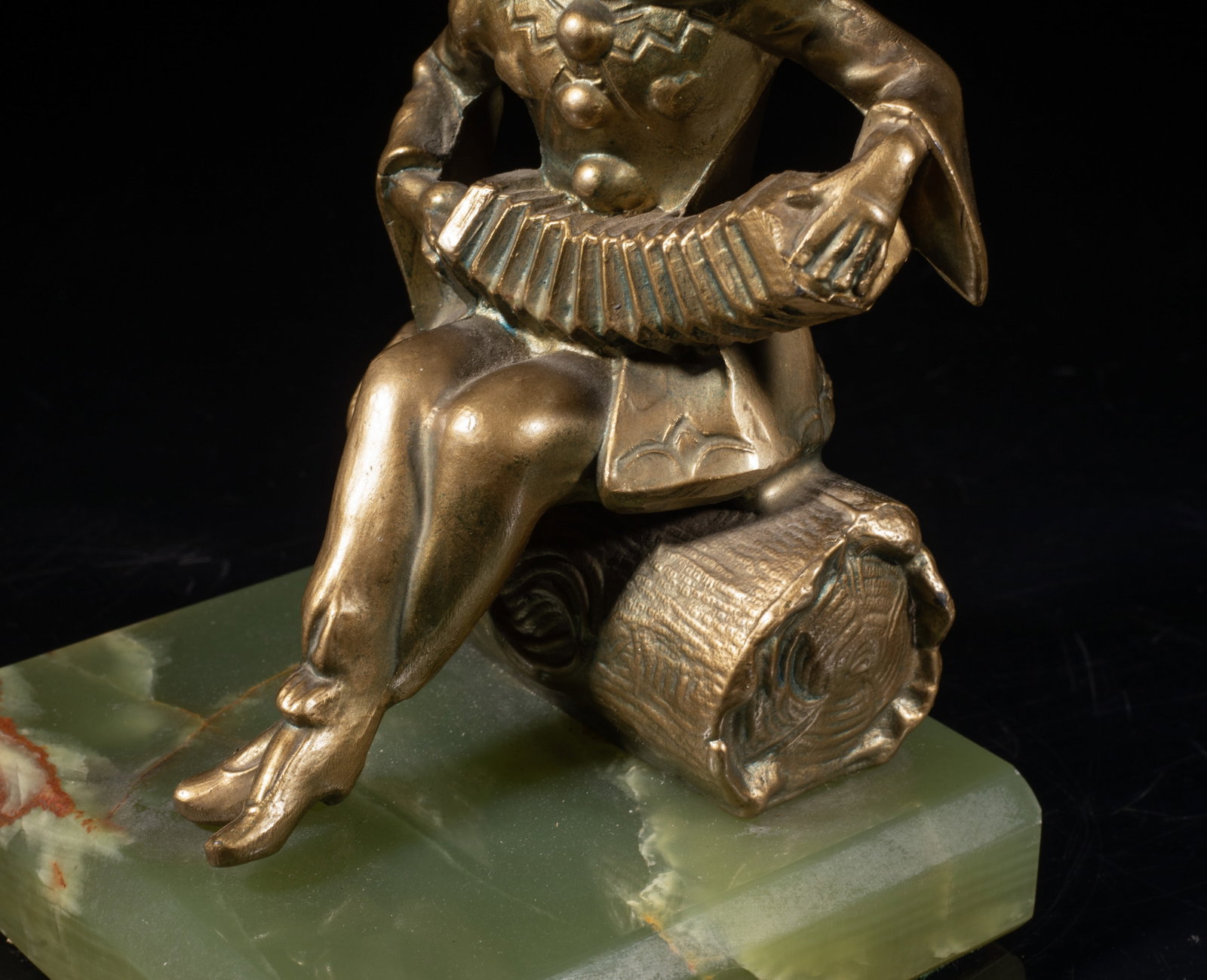 JB Hirsch Type Bronze & Marble Bookends - 13
