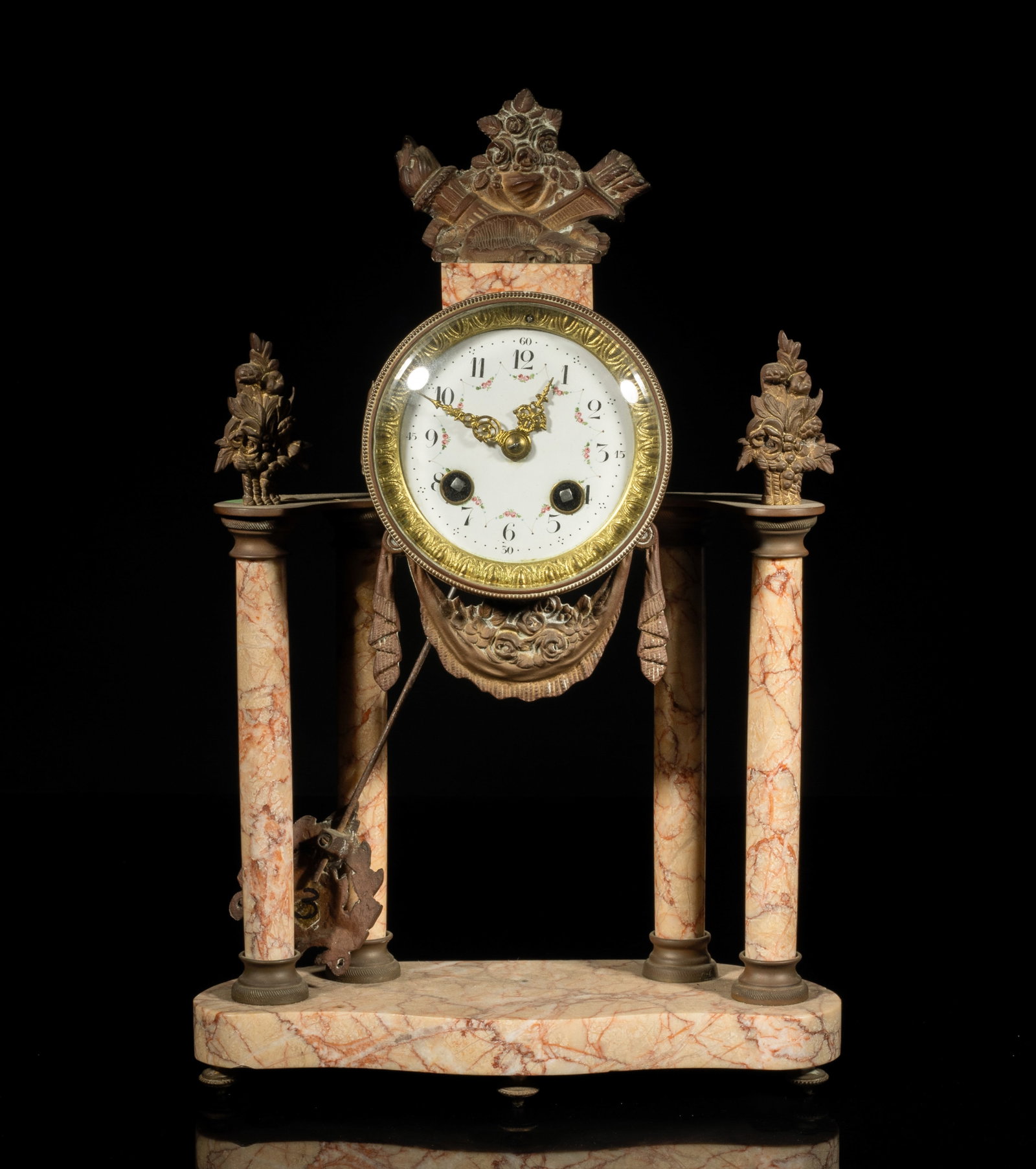 France Antique Fireplace Clock, 1900s (1 of 12)