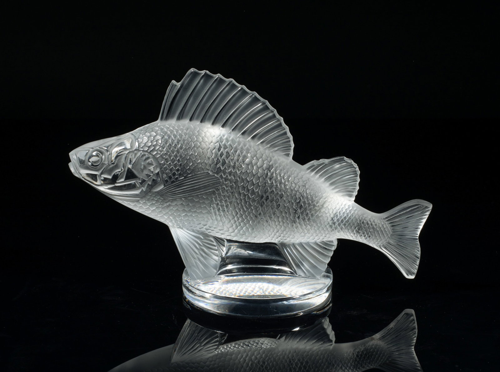 Lalique Crystal Glass Sculpture of Fish (1 of 8)