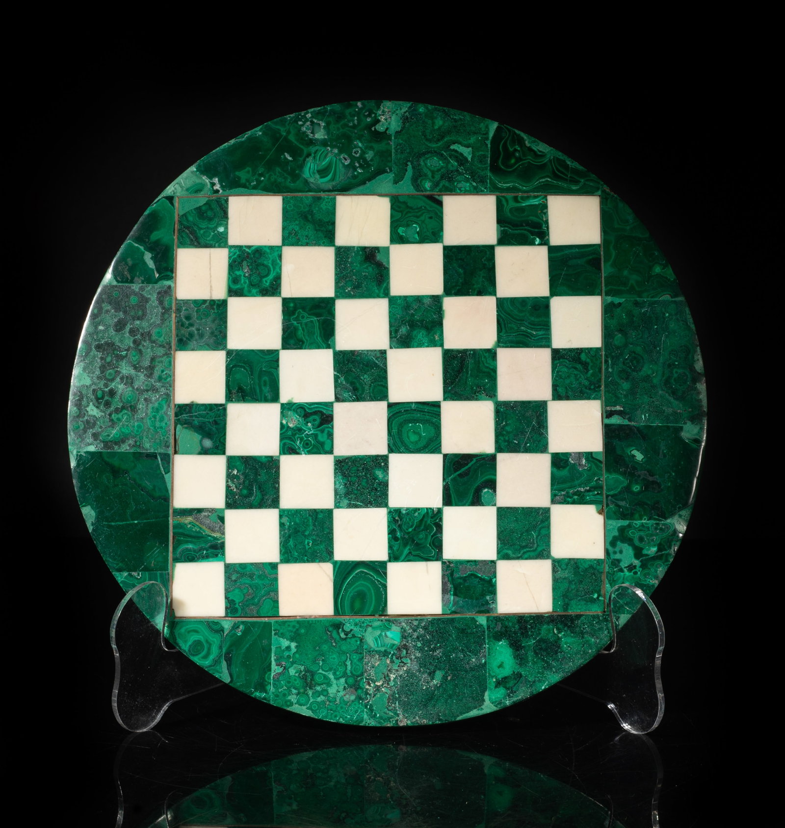 Vtg. Malachite, Marble Chess Board (1 of 11)