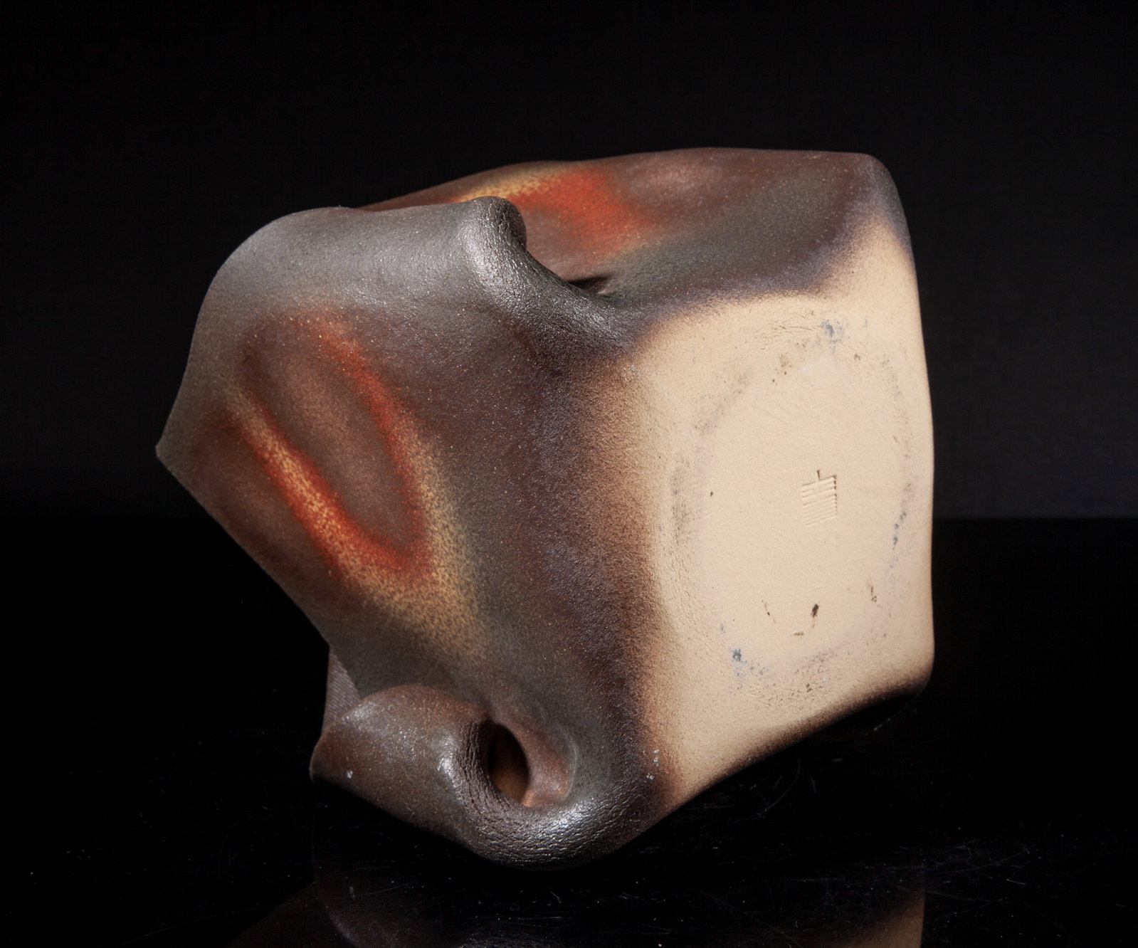 Studio Art Hand Made Stoneware Vase - 8