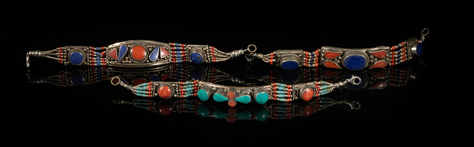 Vintage West Asian Gemstone Bracelets (1 of 16)