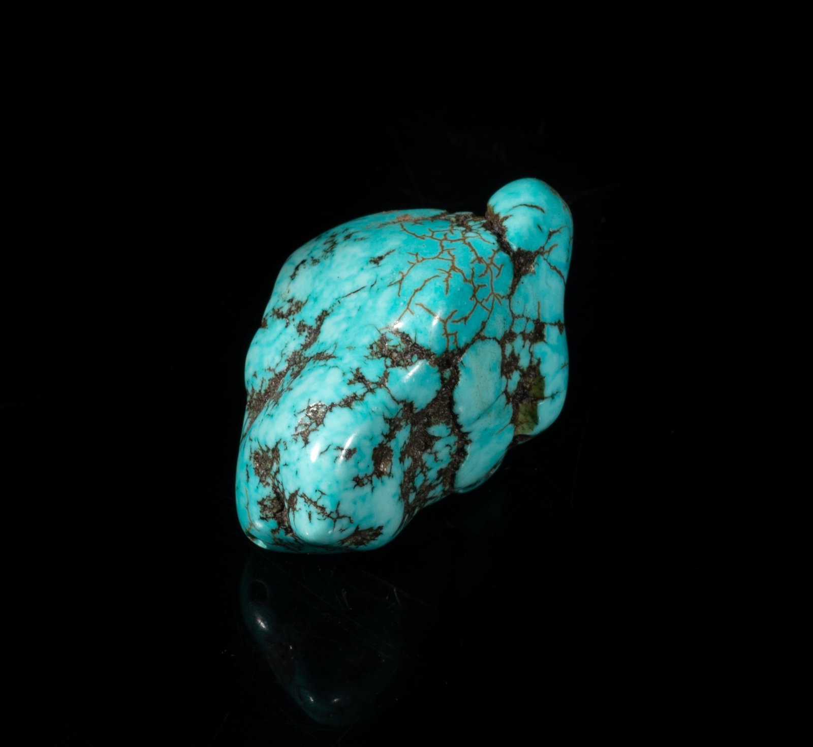 Sterling, Turquoise Like, Native American Type Set - 10