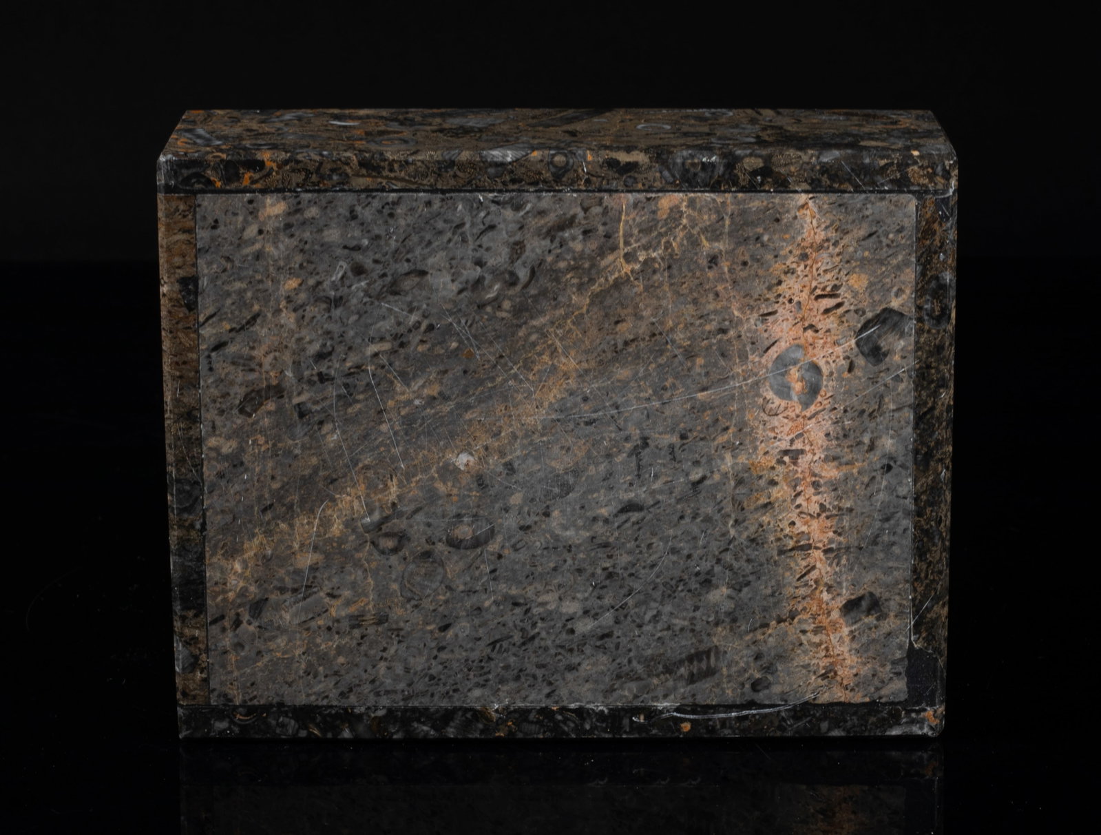 Designed Chinese Large Jade on Marble Box - 16