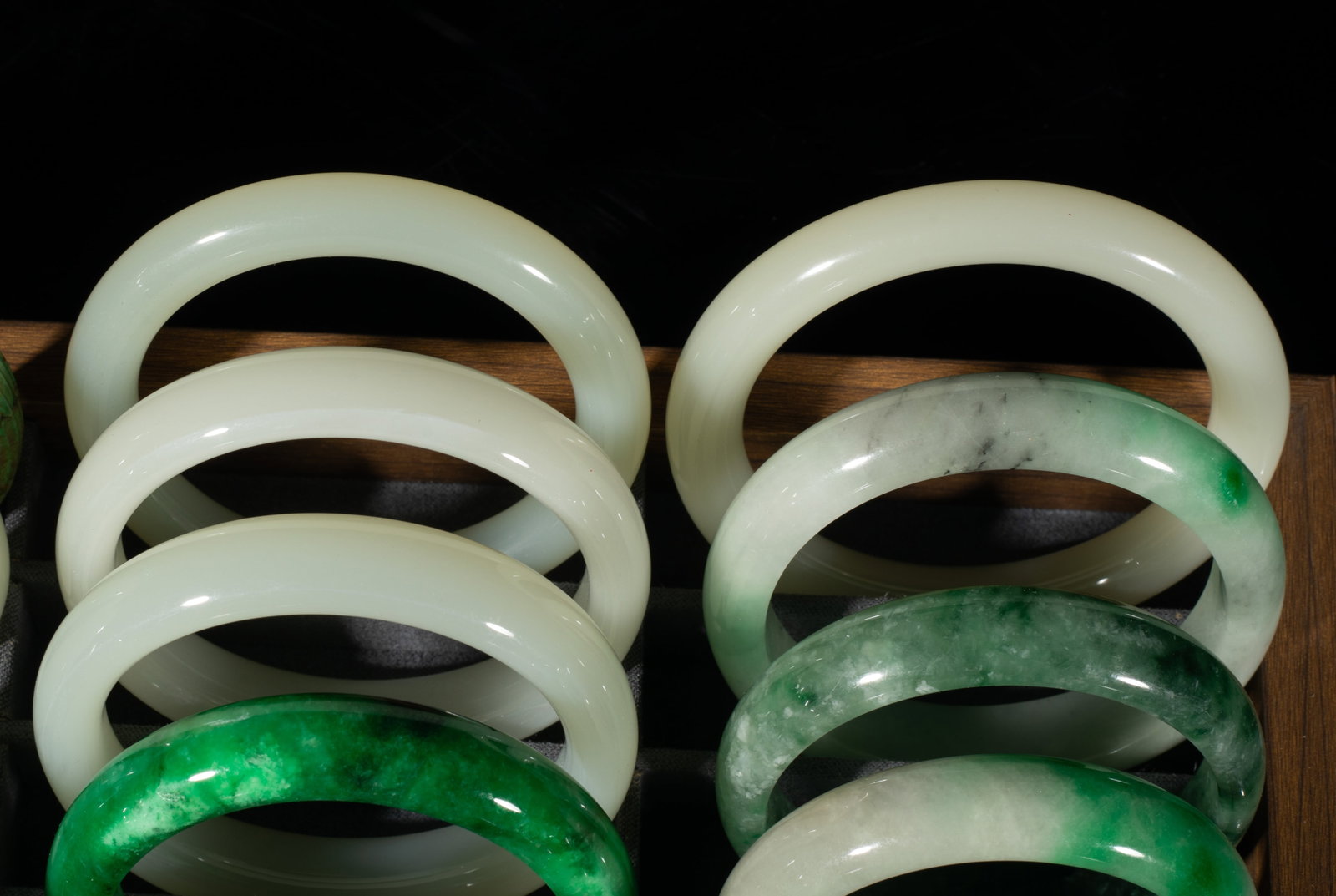 Large Set Chinese Export Bangles - 11