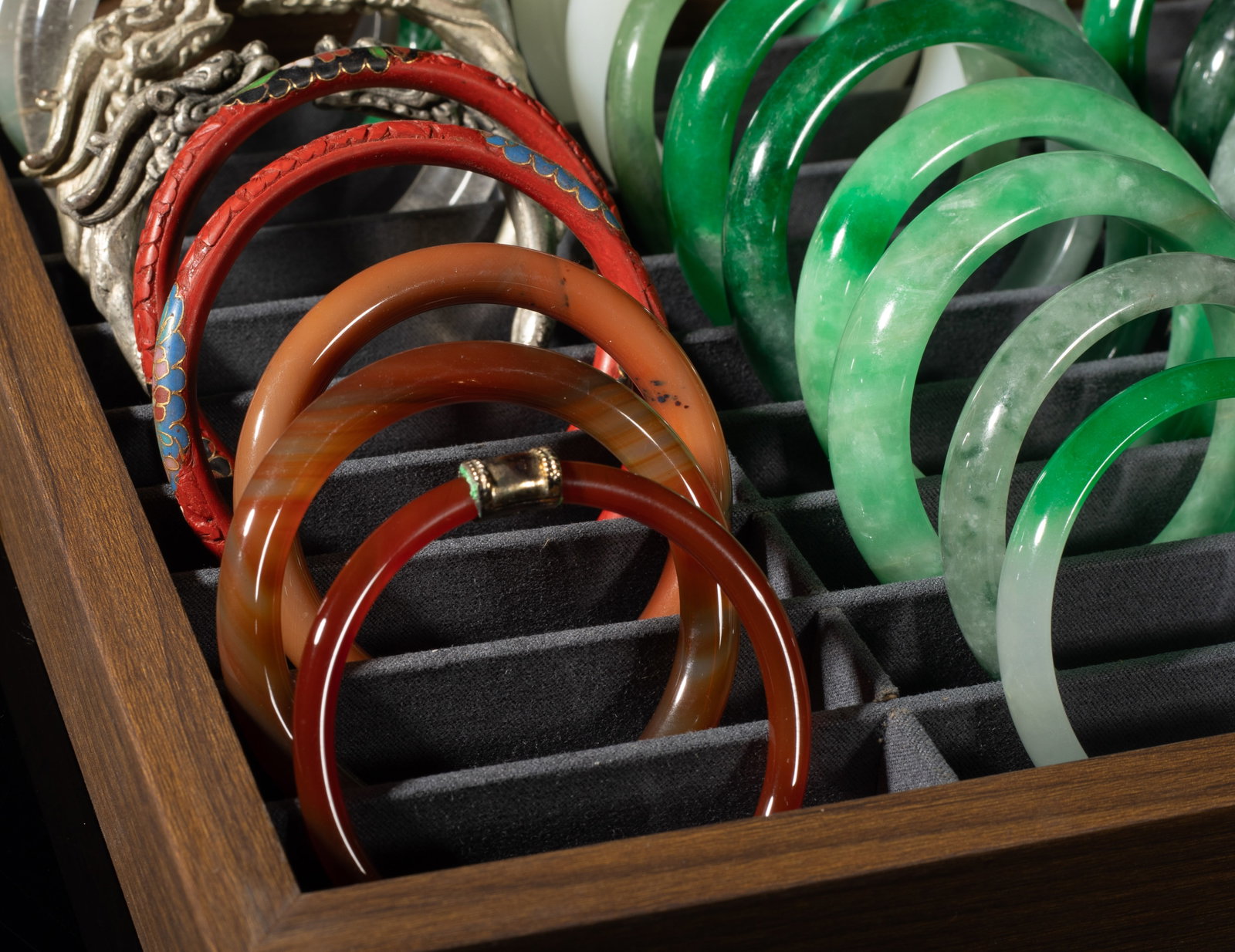 Large Set Chinese Export Bangles - 3