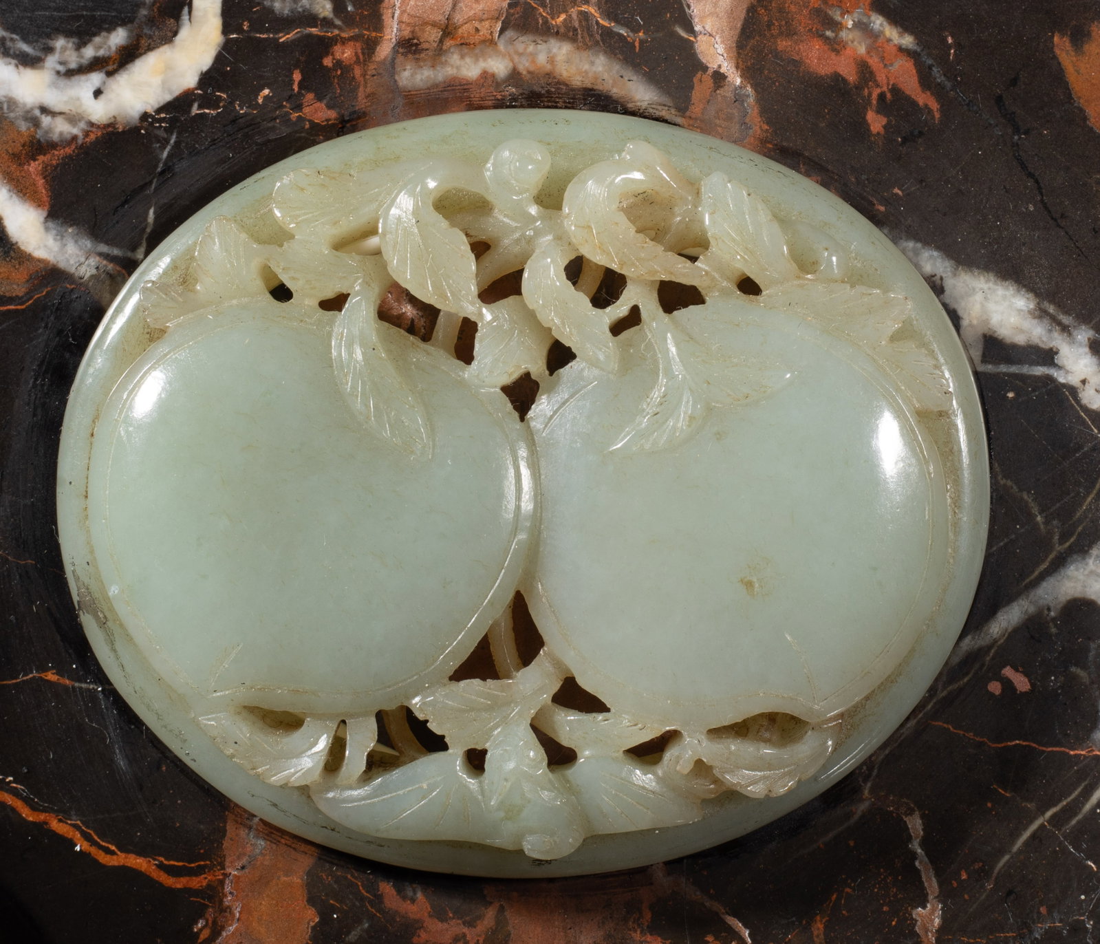 Chinese Jade Covered Marble Box - 5